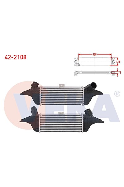 1_org_zoom-22518.jpg TURBO RADYATORU (INTERCOOLER) HYUNDAI H-1 PLATFORM SASI 2.5 D 99 hp 2000-2004 - Görsel 1
