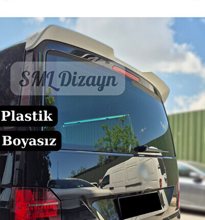 Transporter T6 Spoiler Spoyler 2016-2023 BOYASIZ Plastik Transporter T6 Yarasa-Spoiler-Spoyler-Çıta