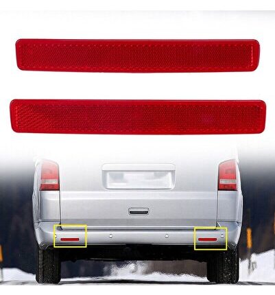 Volkswagen Transporter T5 Arka Tampon Reflektörü Sağ-sol Takım (2003-2011 )