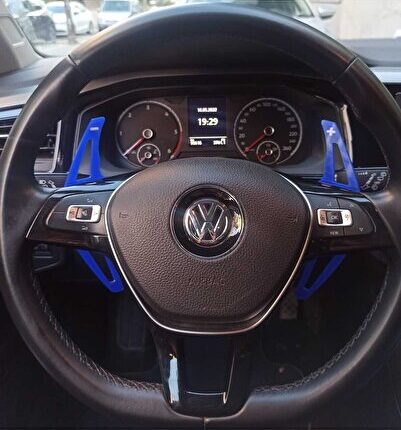 Volkswagen Transporter ile Uyumlu F1 Kulakçık Pedal Shift MAVİ