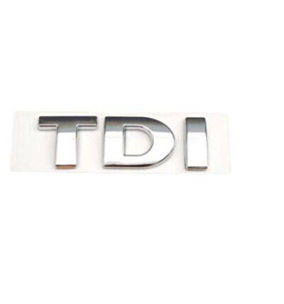 " TDI " KROM BAGAJ YAZISI PASSAT-BORA-GOLF-POLO-T5 TRANSPORTER-T5 CARAVELLE-CADDY 1997>2012