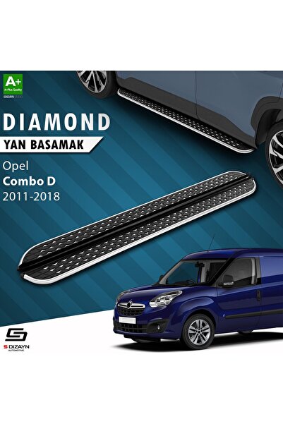 1_org_zoom-24432.jpg S-Dizayn Opel Combo D Uzun Şase Diamond Krom Yan Basamak 223 Cm 2011-2018 A+ Kalite - Görsel 1