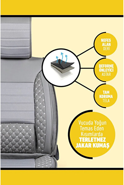 1_org_zoom-24626.jpg Opel Combo Uyumlu Arka 3 Tekli Plus Lux Serisi Gri Oto Koltuk Kılıfı 5li Takım Set - Görsel 1
