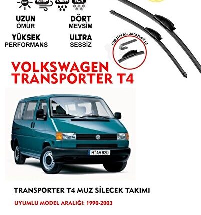 Volkswagen Transporter T4 Silecek Silgeç Silgi Takımı 2003 Model Araca Özel Aparat