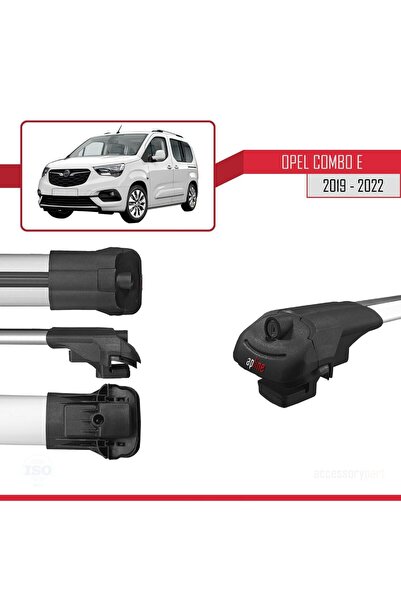 1_org_zoom-24771.jpg Opel Combo (E) 2019-2022 Arası ile uyumlu ACE-1 Ara Atkı Tavan Barı GRİ 4 ADET BAR - Görsel 1
