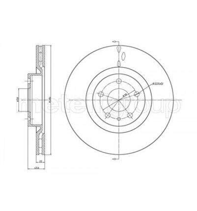 DEPOMIX ÖN FREN AYNASI OPEL COMBO D 12 FIAT DOBLO 10 EGEA 16 ALFA ROMEO 147 01 156 97 05 284 (1937