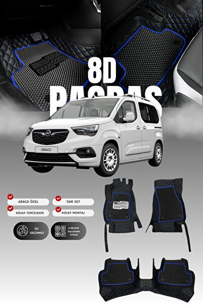 1_org_zoom-24999.jpg Opel Combo E (2018 ve sonrası) 8D Deri Havuzlu Oto Paspas | Tam Koruma & Hızlı Montaj - Görsel 1