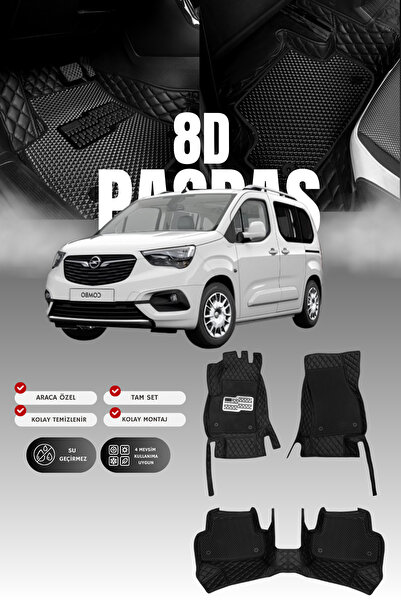 1_org_zoom-25000.jpg Opel Combo E (2018 ve sonrası) 8D Deri Havuzlu Oto Paspas | Tam Koruma & Hızlı Montaj - Görsel 1