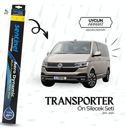 VOLKSWAGEN TRANSPORTER SİLECEK SETİ 600MM-600MM