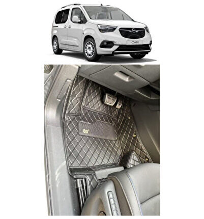 Opel Combo 2019-2025 Arası Aracına Özel 8d Tek Katmanlı Havuzlu Paspas Takımı