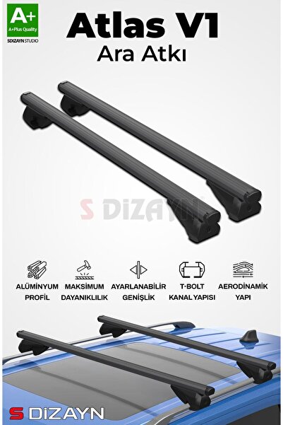 1_org_zoom-25349.jpg S-Dizayn Opel Combo E S-Bar Atlas V1 Ara Atkı Tavan Taşıyıcı Barı Siyah 140 Cm 2018 Üzeri A+ Kalite - Görsel 1