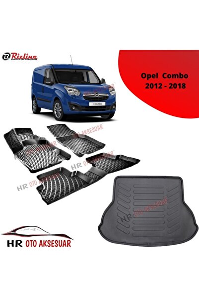 1_org_zoom-25454.jpg Hroto Opel Combo 2012-2018 3d Havuzlu Paspas + Bagaj Havuzu - Görsel 1