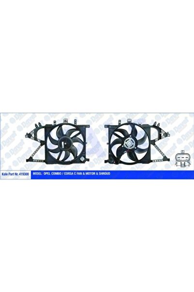 1_org_zoom-25488.jpg Fan Motoru Opel Combo / Corsa C 160w 360mm Fan-motor-davlumbaz - Görsel 1