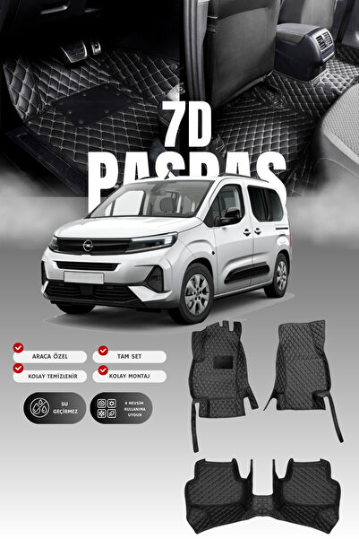 1_org_zoom-25528.jpg Opel Combo E (2018 ve sonrası) 7D Deri Havuzlu Oto Paspas | Tam Koruma & Hızlı Montaj - Görsel 1