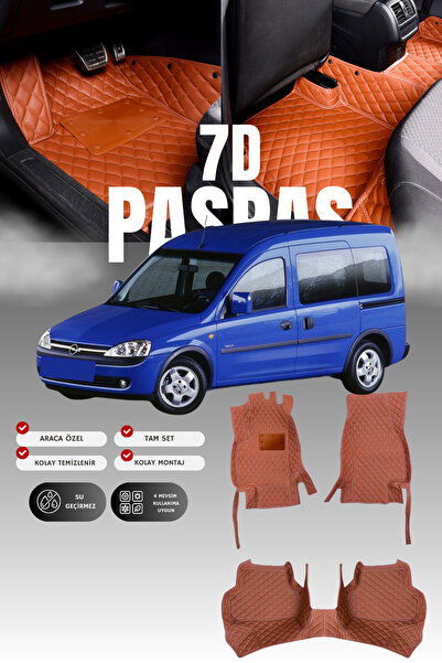 1_org_zoom-25556.jpg Opel Combo C (2001-2011) 7D Deri Havuzlu Oto Paspas | Tam Koruma & Hızlı Montaj - Görsel 1