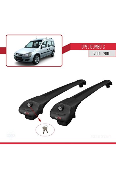 1_org_zoom-25664.jpg Opel Combo (C) 2001-2011 Arası ile uyumlu ACE-1 Ara Atkı Tavan Barı SİYAH - Görsel 1