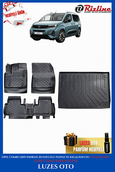1_org_zoom-25735.jpg Opel Combo 3D Havuzlu Paspas 3 ADET TEKLİ ARKA KOLTUK ve Bagaj Havuzu BAGAJ DEMİRLİ 2021 - Görsel 1