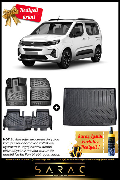 1_org_zoom-25747.jpg Opel Combo 2019 Sonrası 3d Havuzlu Paspas & Demirli Bagaj Havuzu Seti (HEDİYELİ!) - Görsel 1
