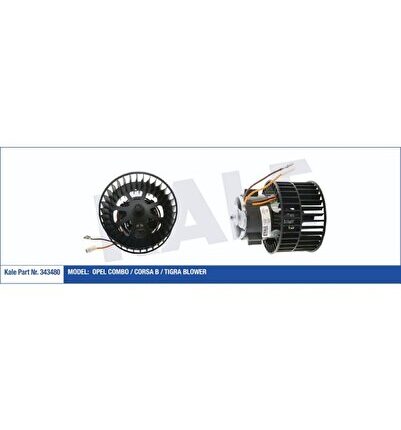 Kalorifer Motoru 12V Opel Combo Corsa B Tigra 504646990