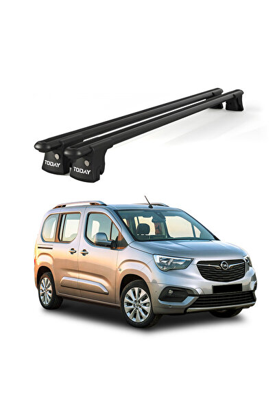 1_org_zoom-25927.jpg Trio-I Opel Combo (2012 ve sonrası) Uyumlu Siyah Kilitli Ara Atkı 135cm Port Bagaj Tavan Barı - Görsel 1