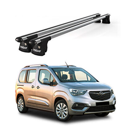 Trio-I Opel Combo (2012 ve sonrası) Uyumlu Kilitli Ara Atkı 135cm Port Bagaj Tavan Barı
