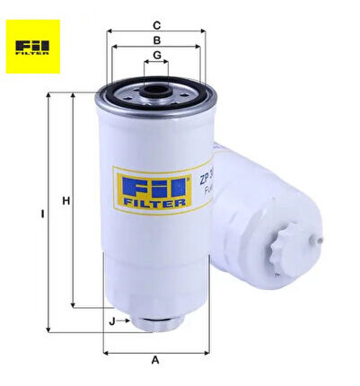 Mazot Filtresi J10-daily Iii 2.3d Fil Filter A190607/ 504018807 IVECO ZP3071BF
