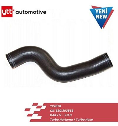 Turbo Intercooler Hortumu Iveco Daily Vi 14>20 2.3 D Euro 5/6 F1a Uyumlu