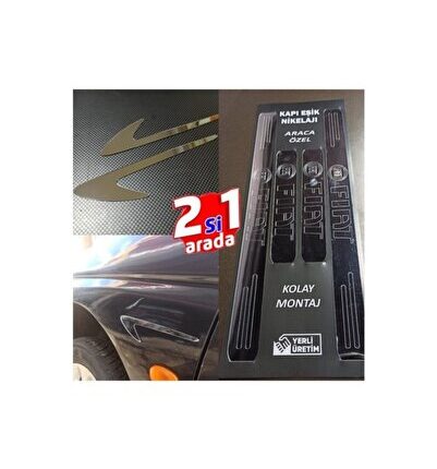 Fiat Scudo Kapı Eşiği Set + Çamurluk Vent Krom Görsel