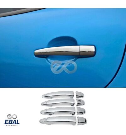 Fiat Scudo Krom Kapı Kolu 2007 Üzeri 4 Kapı Paslanmaz Çelik