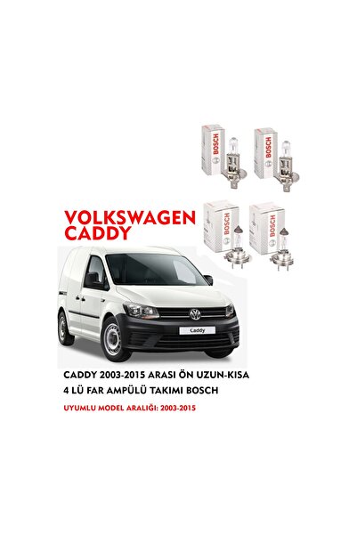 1_org_zoom-4703.jpg CADDY 2003 MODEL ÖN UZUN-KISA 4 LÜ FAR AMPÜLÜ TAKIMI - Görsel 1