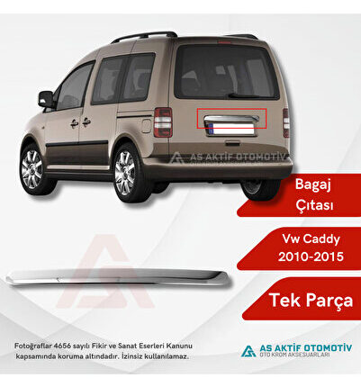 Volkswagen Caddy Mini Van Bagaj Çıtası 2010-2014 Krom Paslanmaz Çelik