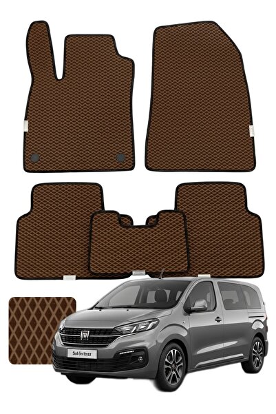1_org_zoom-486.jpg Fiat Scudo 2022 ve sonrası Özelleştirilebilir Premium Eva Oto Paspas Seti - Kahverengi - Görsel 1