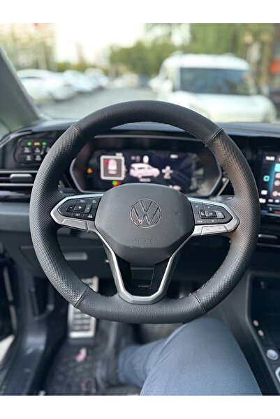 1_org_zoom-4962.jpg Volkswagen Golf 8 Caddy 2022-2026 Araca Özgü Dikmeli Direksiyon Kılıfı F1 OLAN ARAÇLARA UYGUNDUR - Görsel 1