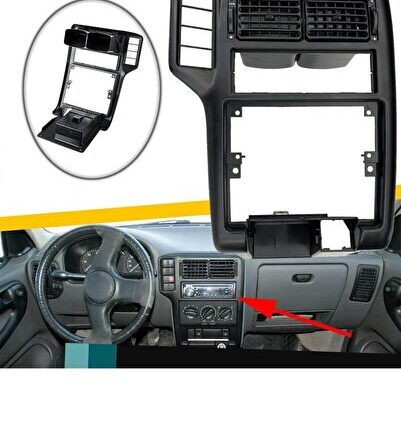 6N1858069A VOLKSWAGEN TEYP ÇERCEVESİ FULL HAVALANDIRMALAR ÜZERİNDE POLO/CADDY/İBİZA/CORDOBA 96-03