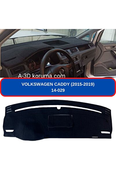 1_org_zoom-5208.jpg Volkswagen Caddy 2015-2019 Torpido Koruyucu Torpido Halısı Kılıf Havlu Örtü - Görsel 1
