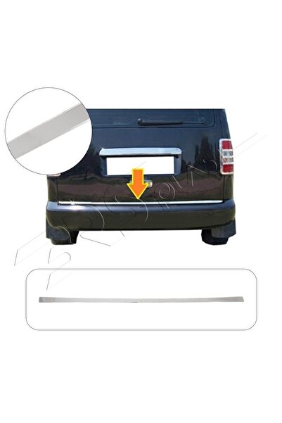 1_org_zoom-5239.jpg Volkswagen Caddy Uyumlu 2004-2009 Krom Bagaj Alt Çıtası Paslanmaz Çelik - Görsel 1