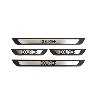 Courier Uyumlu Kapı Eşiği Krom Abs 4 Parça