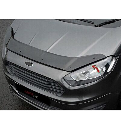 Courier 2014 - 2020 Ön Kaput Koruyucu Rüzgarlığı Piano Black 3.2 Mm Kalın Plastik