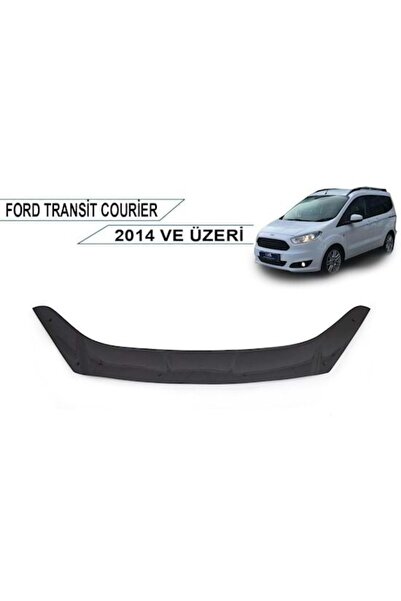 1_org_zoom-5526.jpg Uyumlu Ford Courier Kaput Koruyucu Piano Black 2014- - Görsel 1