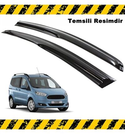 Ford Courier Mügen Cam Rüzgarlığı 2014 - 2020 Arası Ön Iki Cam 2 Li Set
