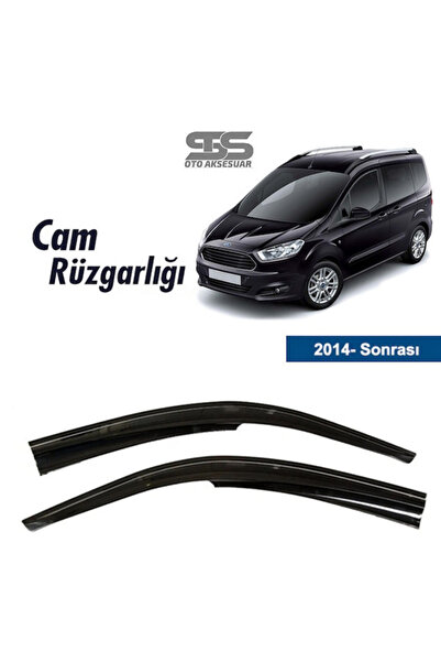 1_org_zoom-6588.jpg Cam Rüzgarlığı Ford Courier 2014 Sonrası Mügen Tip Piano Black - Görsel 1