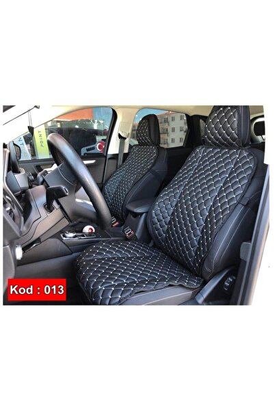 1_org_zoom-6990.jpg Ford Courier 2014-2021 Arası Ön Iki Lüks Koltuk Minderi Mnd013 - Görsel 1