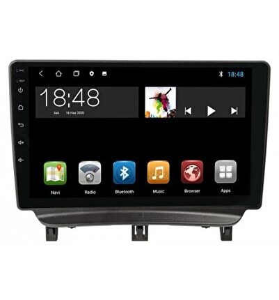 Ford Courier 2014-2018 Model Uyumlu 4GB Ram 64GB Hafıza Qled Carplay Android Auto