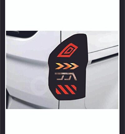 Ford Tourneo Courier Stop Farı Led Görünümlü Folyo Kaplama - Stop Kaplama