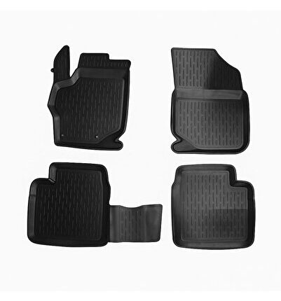 FORD COURİER 2016+ 3D HAVUZLU P. SİYAH + FORD COURİER VAN 2014-2023