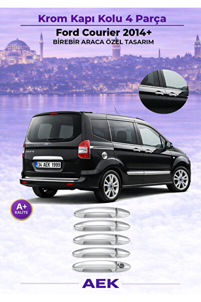 1_org_zoom-7292.jpg FORD COURİER 2014-2023 ARACA ÖZEL KROM KAPI KOL A+ - Görsel 1