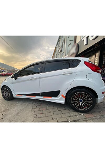 1_org_zoom-7315.jpg Ford Fiesta 2009-2017 UyumluBoyasız Plastik Custom Marşpiyel Takımı - Görsel 1