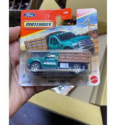 Ford F-350 Stake Bed Truck 1:64 Diecast Model Kamyonet