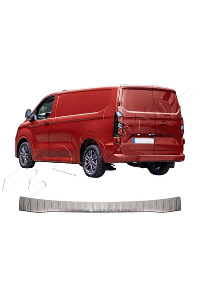 1_org_zoom-7523.jpg Ford Custom Uyumlu 2024 Ve Üzeri Krom Arka Tampon Üstü Koruma Paslanmaz Çelik - Görsel 1