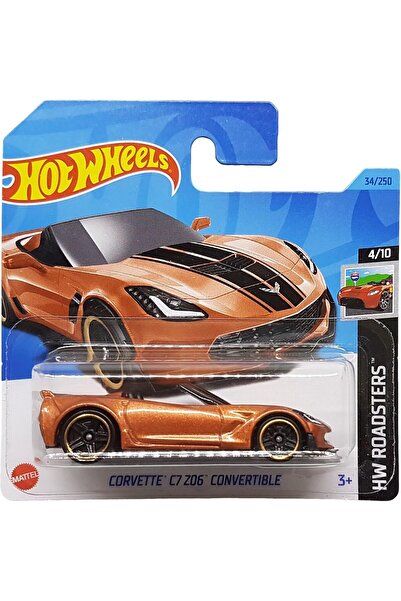 1_org_zoom-7620.jpg Corvette C7 Z06 Convertible - Hw Roadsters 4/10 - Hkk10 - Short Card - Gm - Copper - Görsel 1